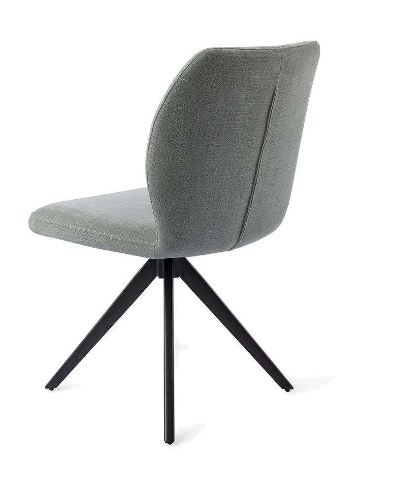 Ikata Esszimmerstuhl von Jesper Home in Breezy Blue, Turn, Schwarz, Ansicht 4