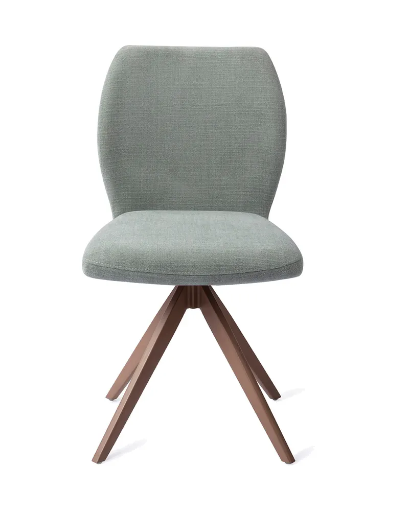 Ikata Esszimmerstuhl von Jesper Home in Breezy Blue, Turn, Braun, Ansicht 1