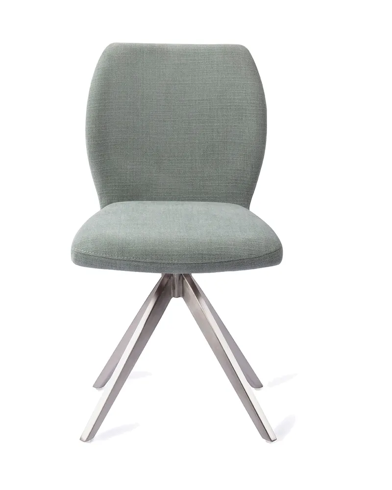 Ikata Esszimmerstuhl von Jesper Home in Breezy Blue, Turn, Edelstahl, Ansicht 1