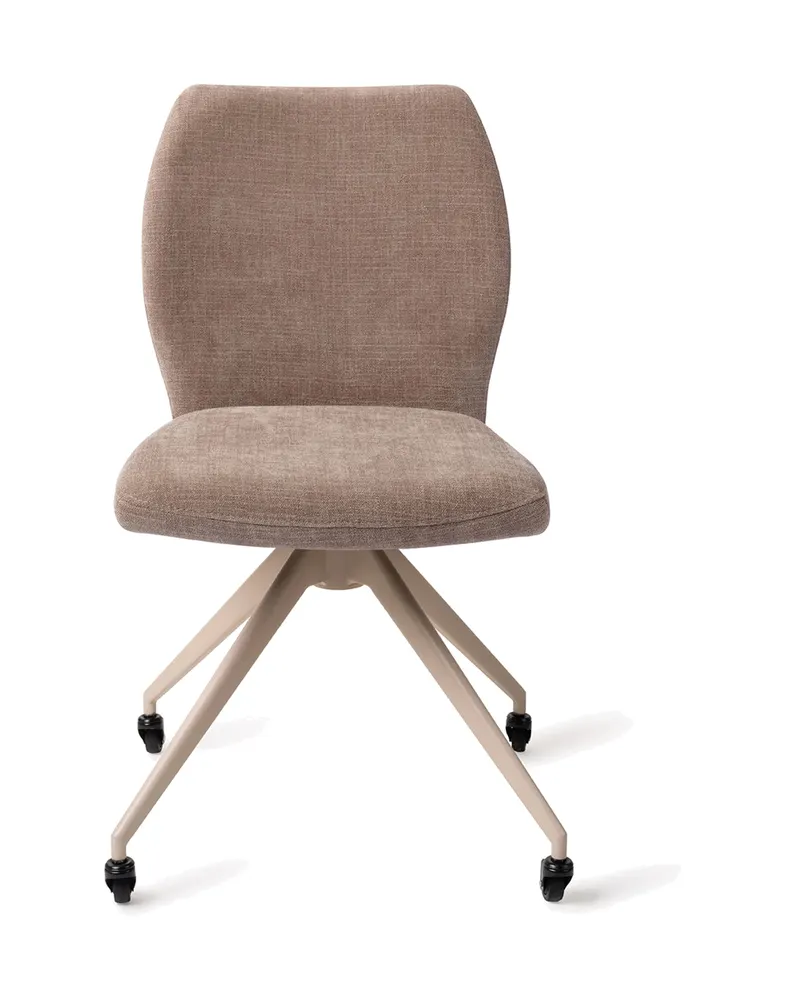Ikata Esszimmerstuhl von Jesper Home in Mocha Mist, Glide, Beige, Ansicht 1