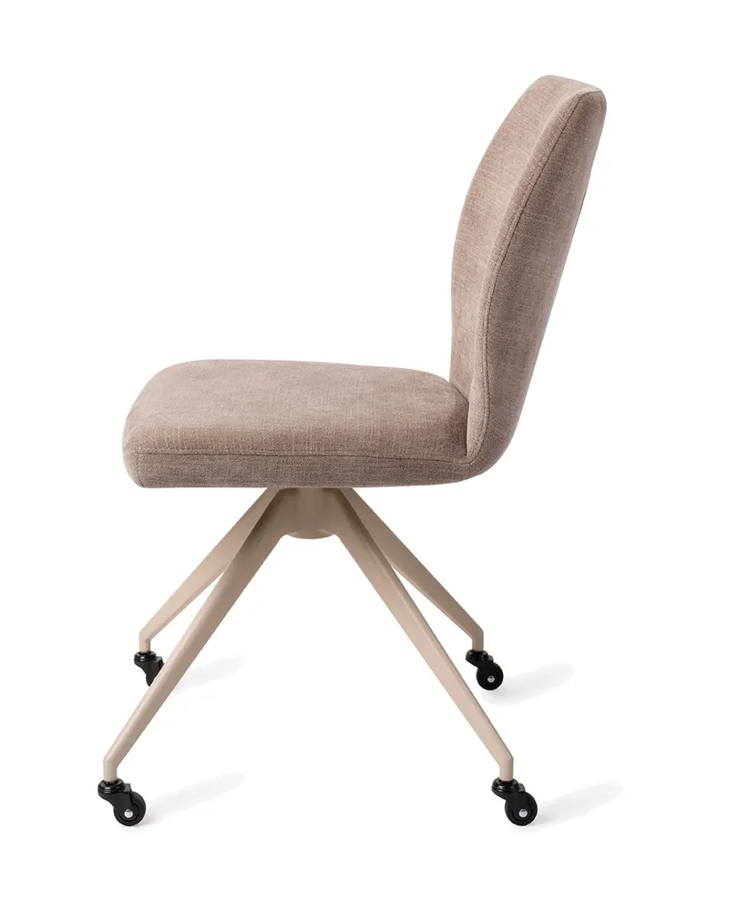 Ikata Esszimmerstuhl von Jesper Home in Mocha Mist, Glide, Beige, Ansicht 2