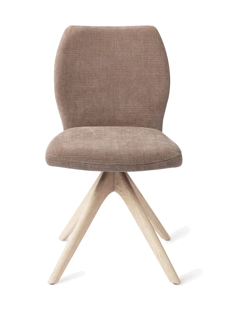 Ikata Esszimmerstuhl von Jesper Home in Mocha Mist, Revolve Oak, Gebleicht, Ansicht 1