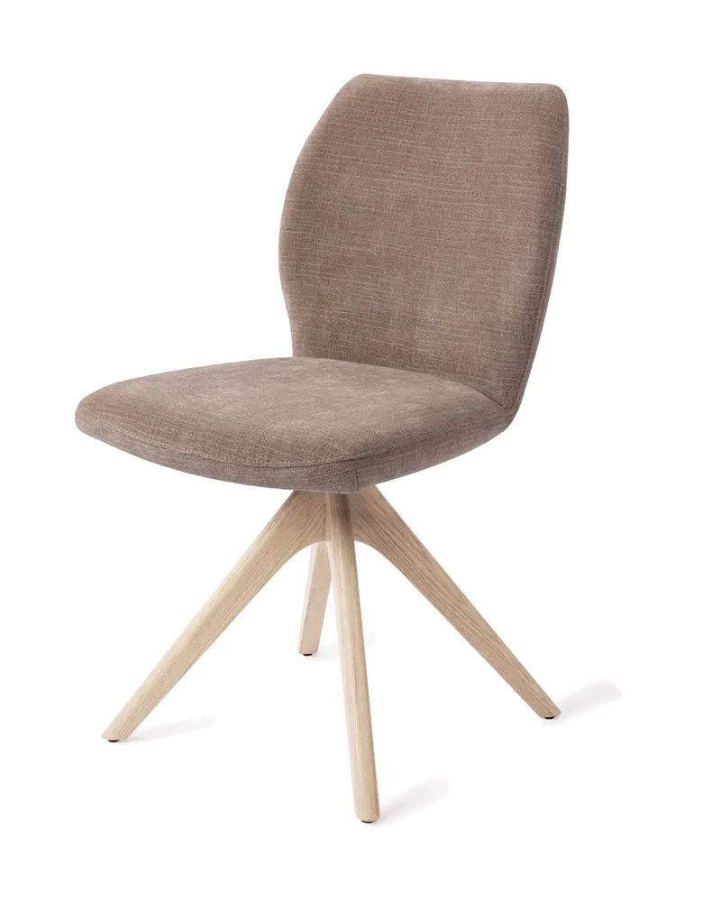 Ikata Esszimmerstuhl von Jesper Home in Mocha Mist, Revolve Oak, Gebleicht, Ansicht 3