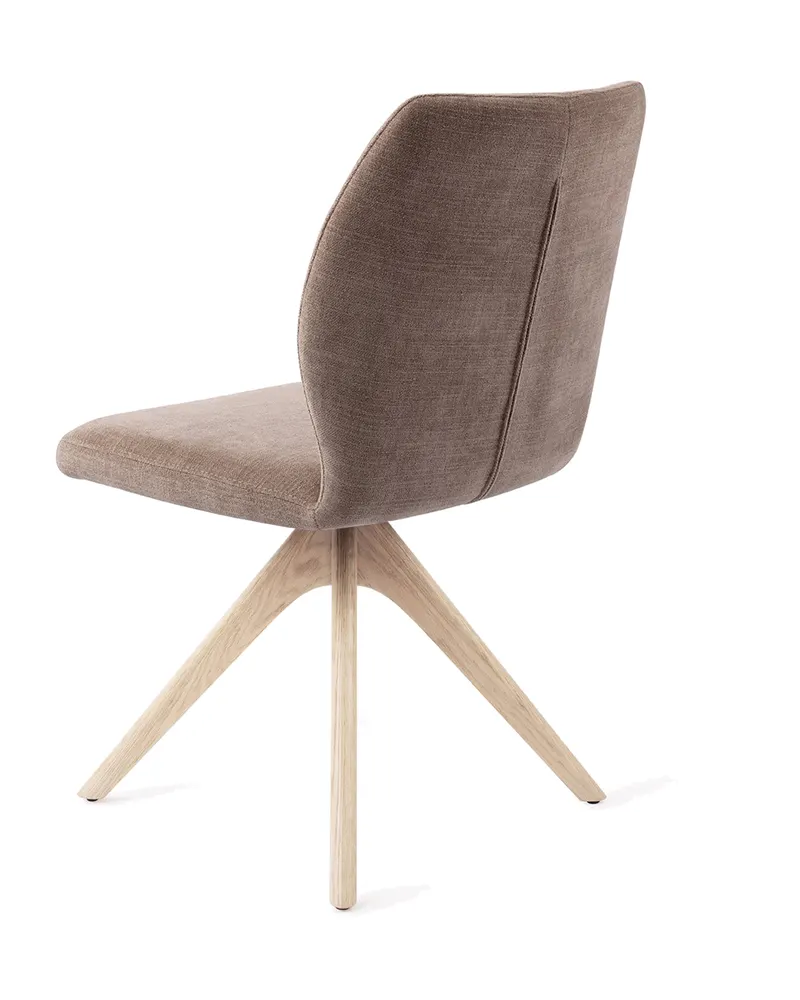 Ikata Esszimmerstuhl von Jesper Home in Mocha Mist, Revolve Oak, Gebleicht, Ansicht 4