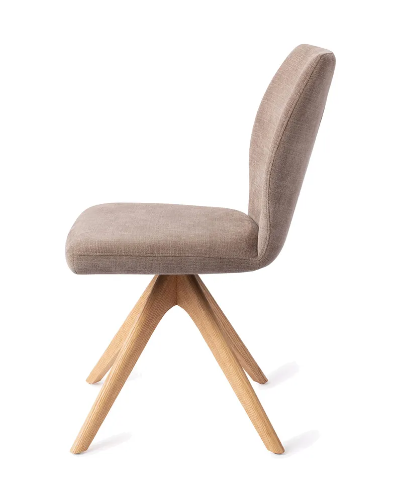 Ikata Esszimmerstuhl von Jesper Home in Mocha Mist, Revolve Oak, Natur, Ansicht 2