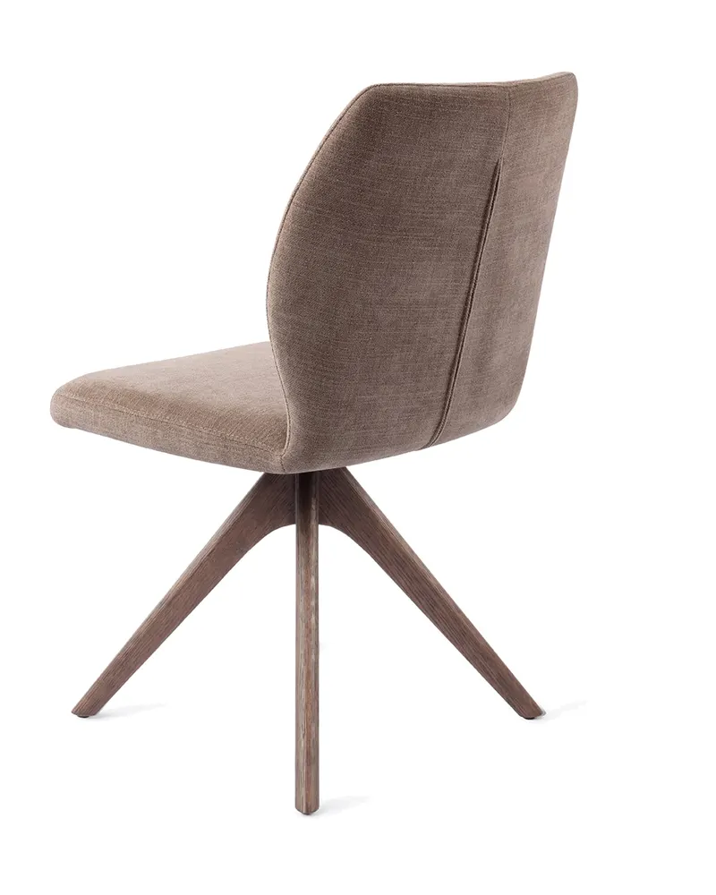 Ikata Esszimmerstuhl von Jesper Home in Mocha Mist, Revolve Oak, Walnuss, Ansicht 4