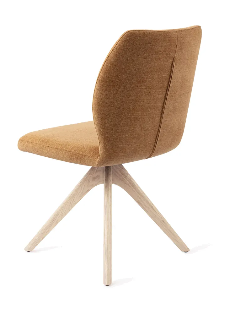 Ikata Esszimmerstuhl von Jesper Home in Honey Harvest, Revolve Oak, Gebleicht, Ansicht 4