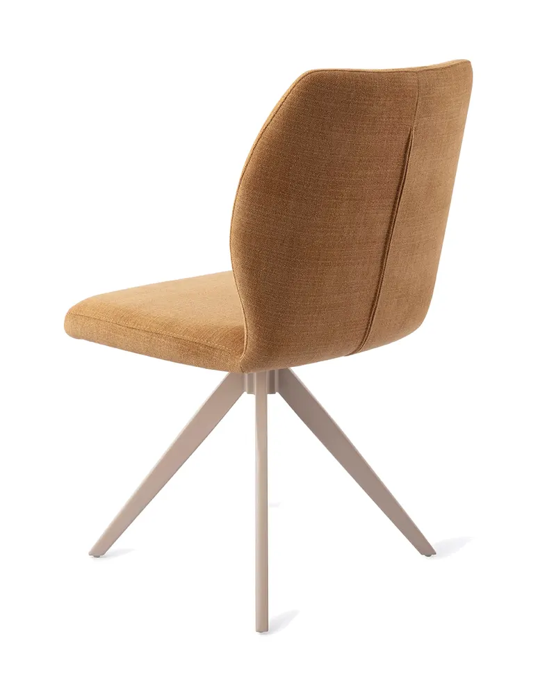Ikata Esszimmerstuhl von Jesper Home in Honey Harvest, Turn, Beige, Ansicht 4