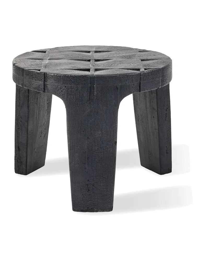 Kartano Nachttisch von Jesper Home in 45 cm, Schwarz, Ansicht 1