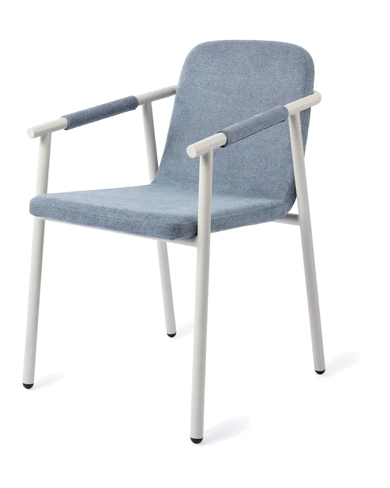 Kochi Esszimmerstuhl mit Armlehnen von Jesper Home in Blue Bird, Ansicht 3