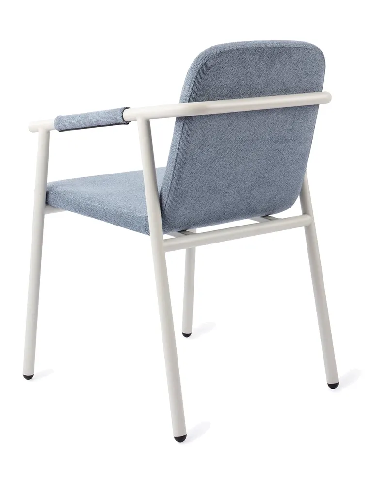 Kochi Esszimmerstuhl mit Armlehnen von Jesper Home in Blue Bird, Ansicht 4