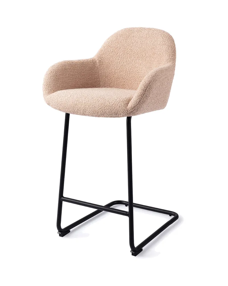 Kushi Barhocker von Jesper Home in Tresenhöhe, Flax Relax, Arch, Ansicht 3
