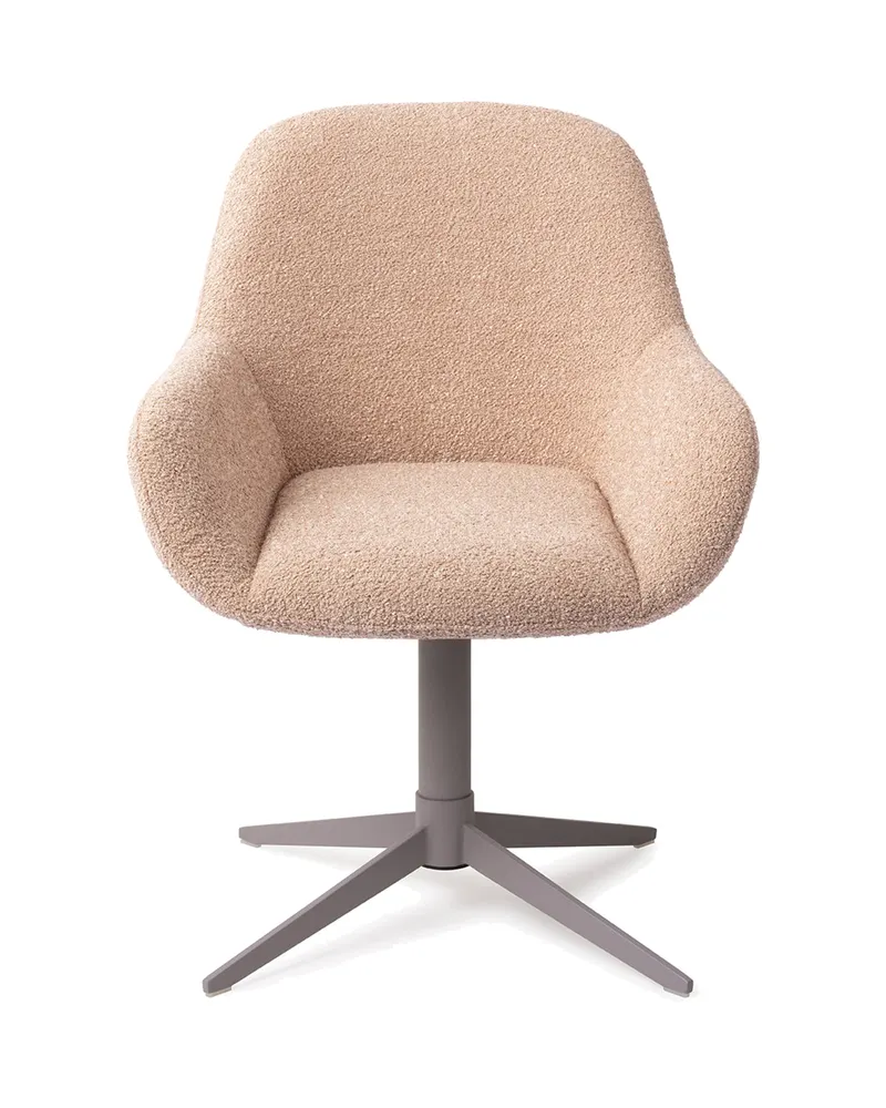 Kushi Esszimmerstuhl von Jesper Home in Flax Relax, Quad, Grau, Ansicht 1