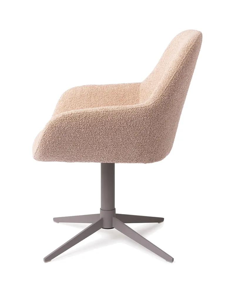 Kushi Esszimmerstuhl von Jesper Home in Flax Relax, Quad, Grau, Ansicht 2