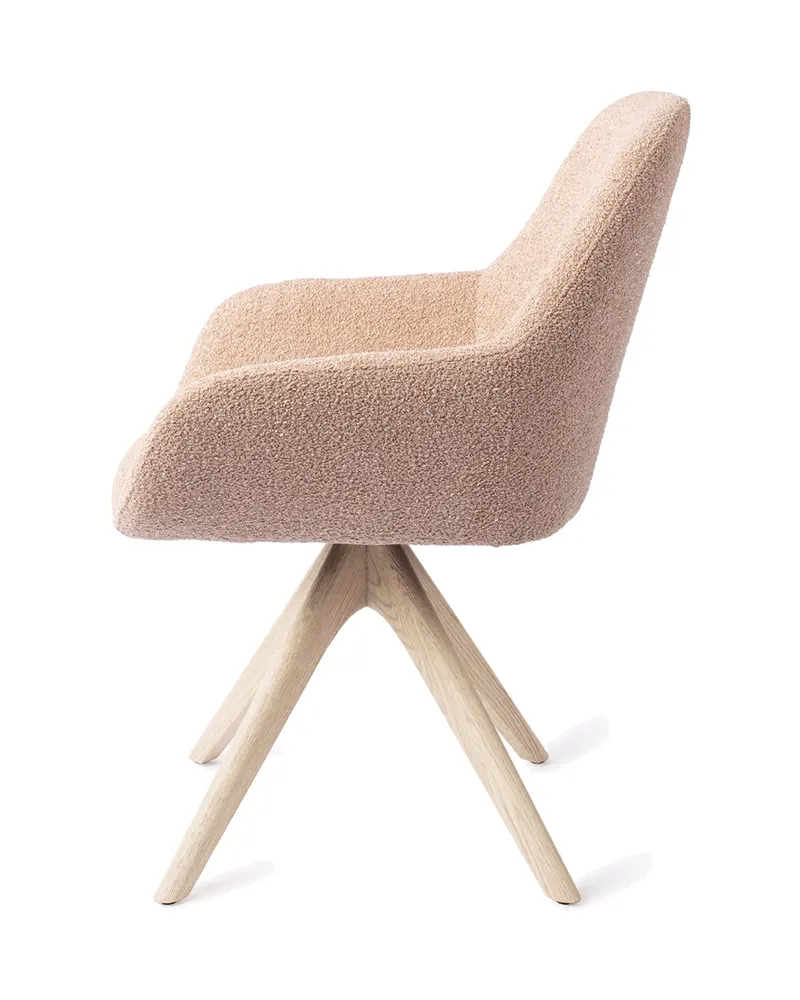 Kushi Esszimmerstuhl von Jesper Home in Flax Relax, Revolve Oak, Gebleicht, Ansicht 2
