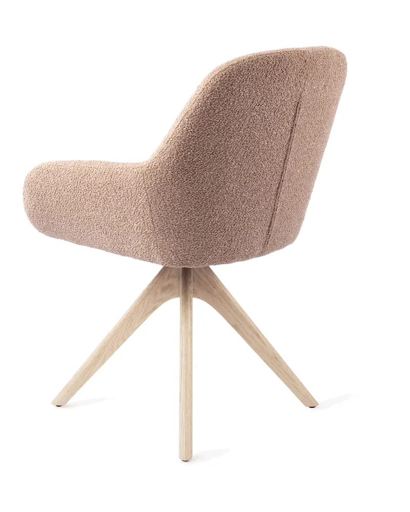Kushi Esszimmerstuhl von Jesper Home in Flax Relax, Revolve Oak, Gebleicht, Ansicht 4