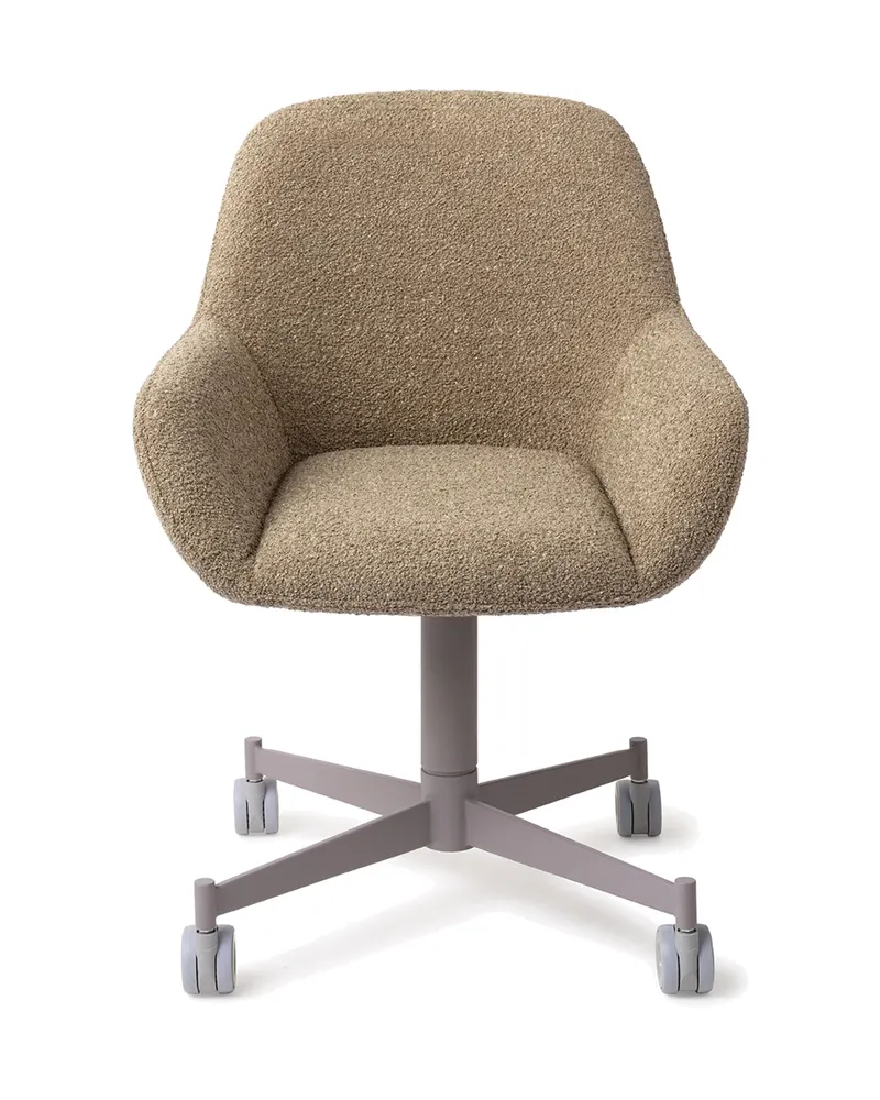 Kushi Esszimmerstuhl von Jesper Home in Moss Meadow, Caster, Grau, Ansicht 1