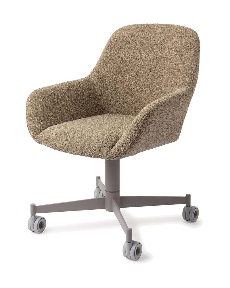 Kushi Esszimmerstuhl von Jesper Home in Moss Meadow, Caster, Grau, Ansicht 3