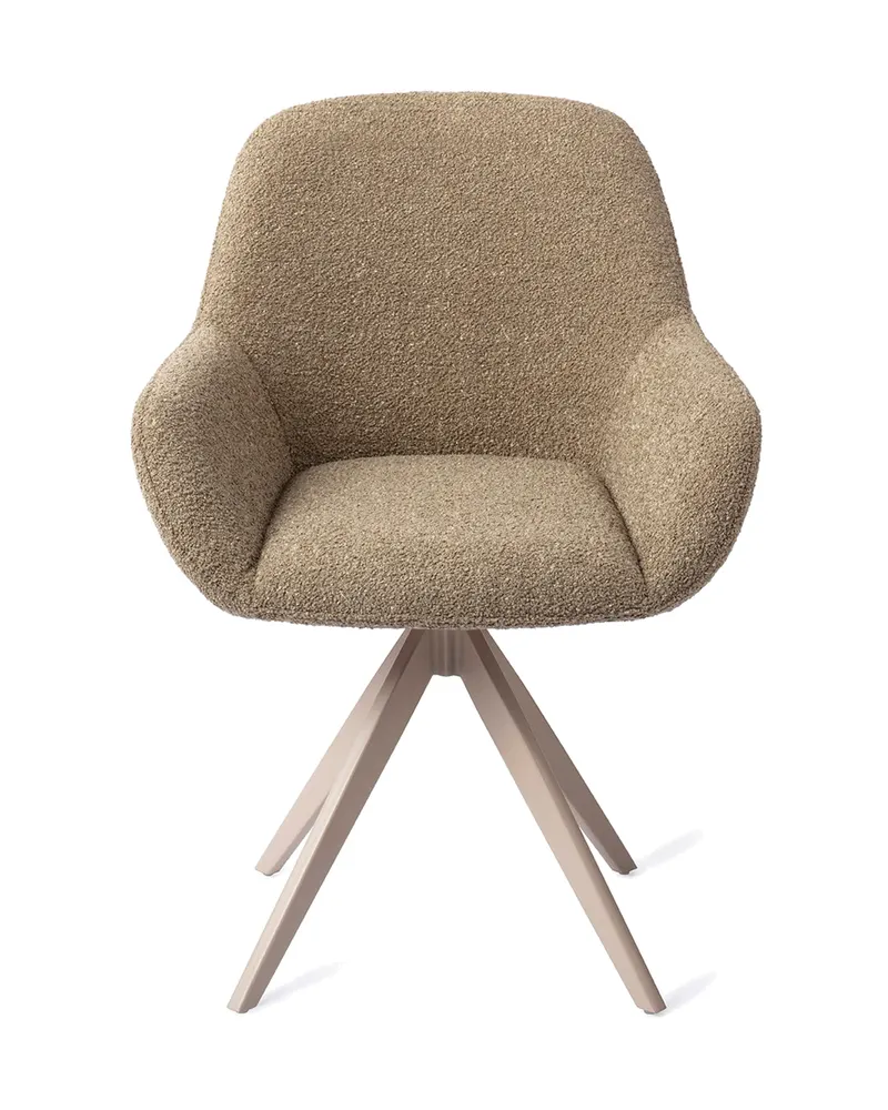 Kushi Esszimmerstuhl von Jesper Home in Moss Meadow, Turn, Beige, Ansicht 1