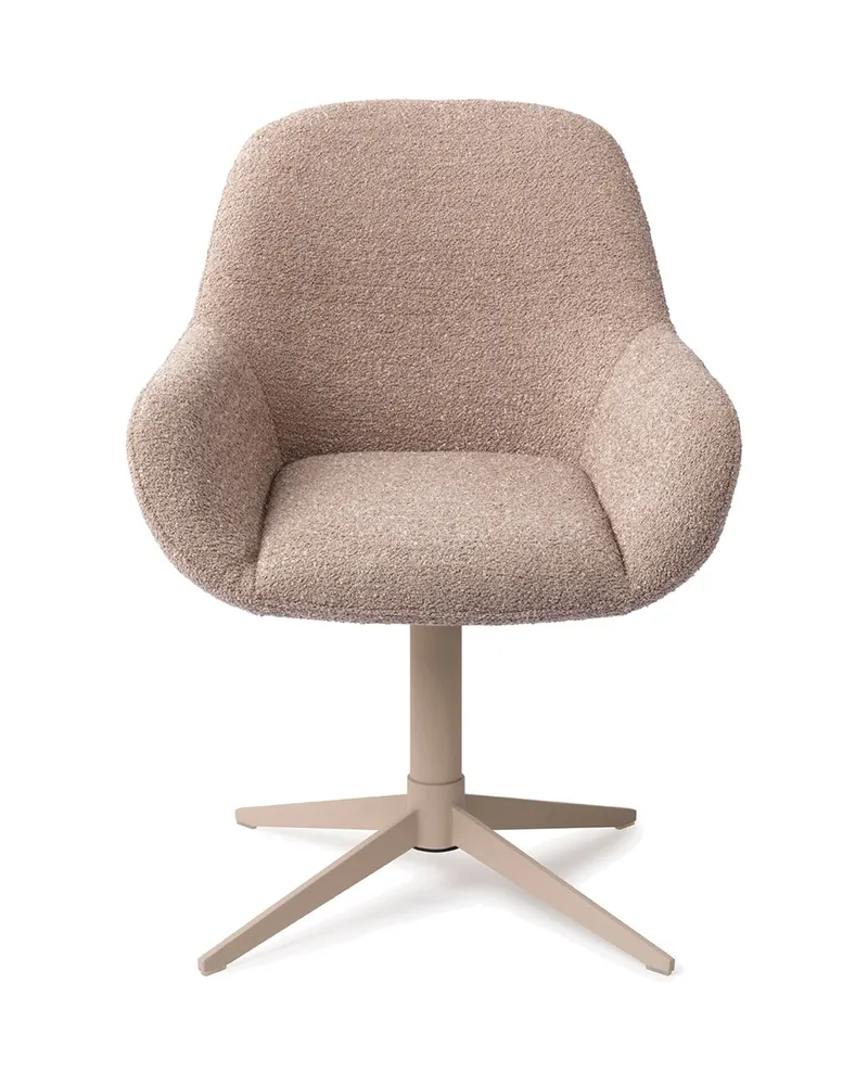 Kushi Esszimmerstuhl von Jesper Home in Stone Haze, Quad, Beige, Ansicht 1