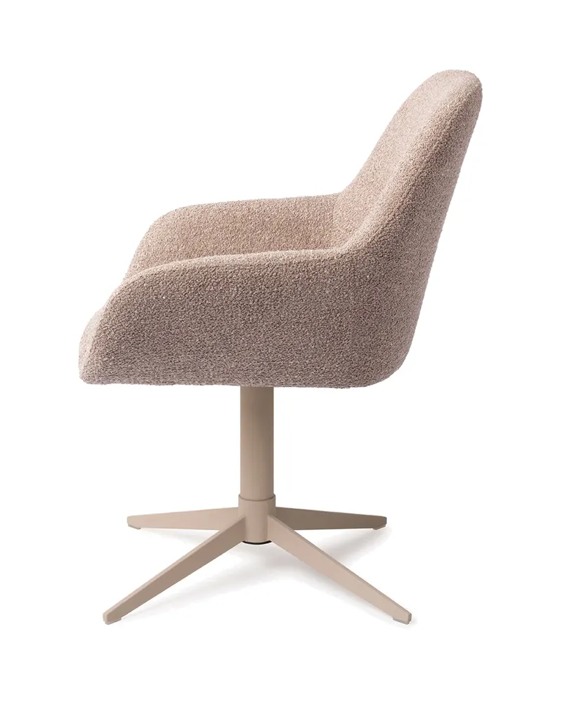 Kushi Esszimmerstuhl von Jesper Home in Stone Haze, Quad, Beige, Ansicht 2