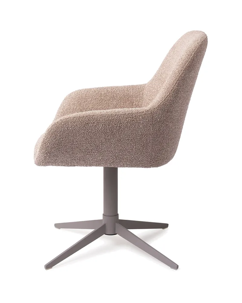 Kushi Esszimmerstuhl von Jesper Home in Stone Haze, Quad, Grau, Ansicht 2