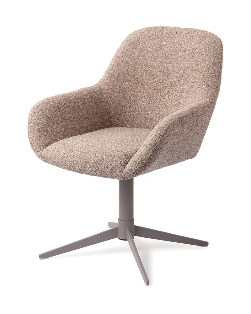 Kushi Esszimmerstuhl von Jesper Home in Stone Haze, Quad, Grau, Ansicht 3
