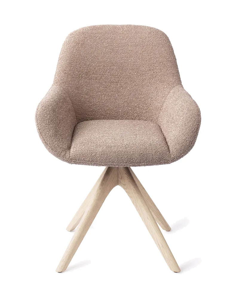 Kushi Esszimmerstuhl von Jesper Home in Stone Haze, Revolve Oak, Gebleicht, Ansicht 1