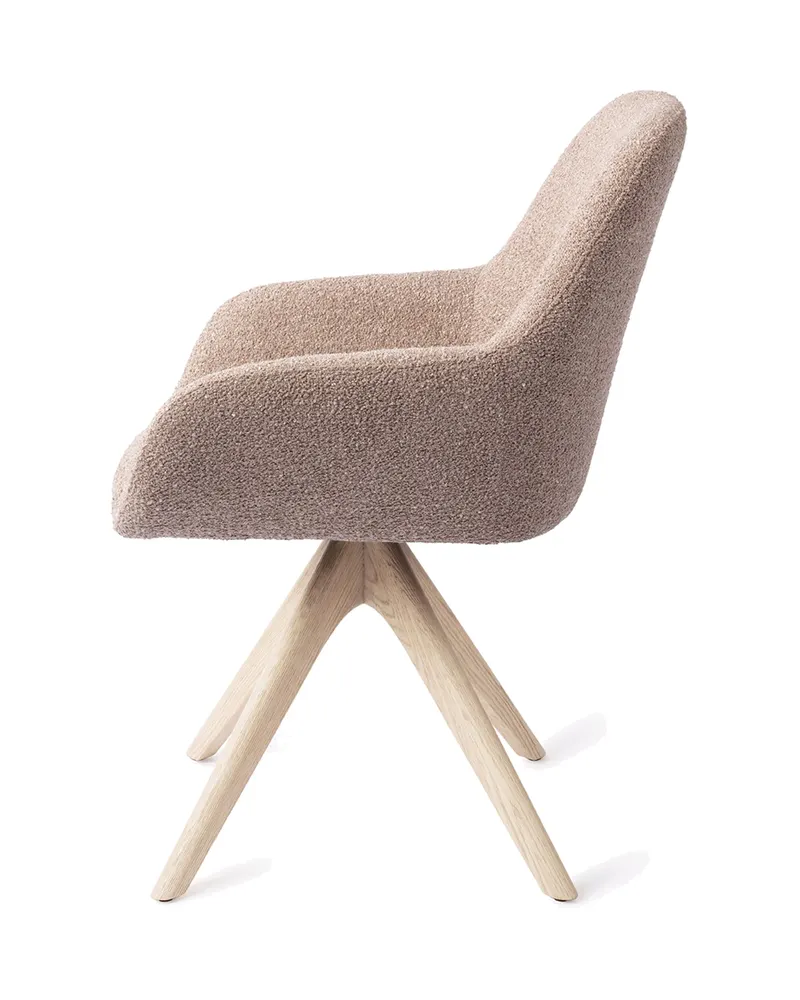 Kushi Esszimmerstuhl von Jesper Home in Stone Haze, Revolve Oak, Gebleicht, Ansicht 2