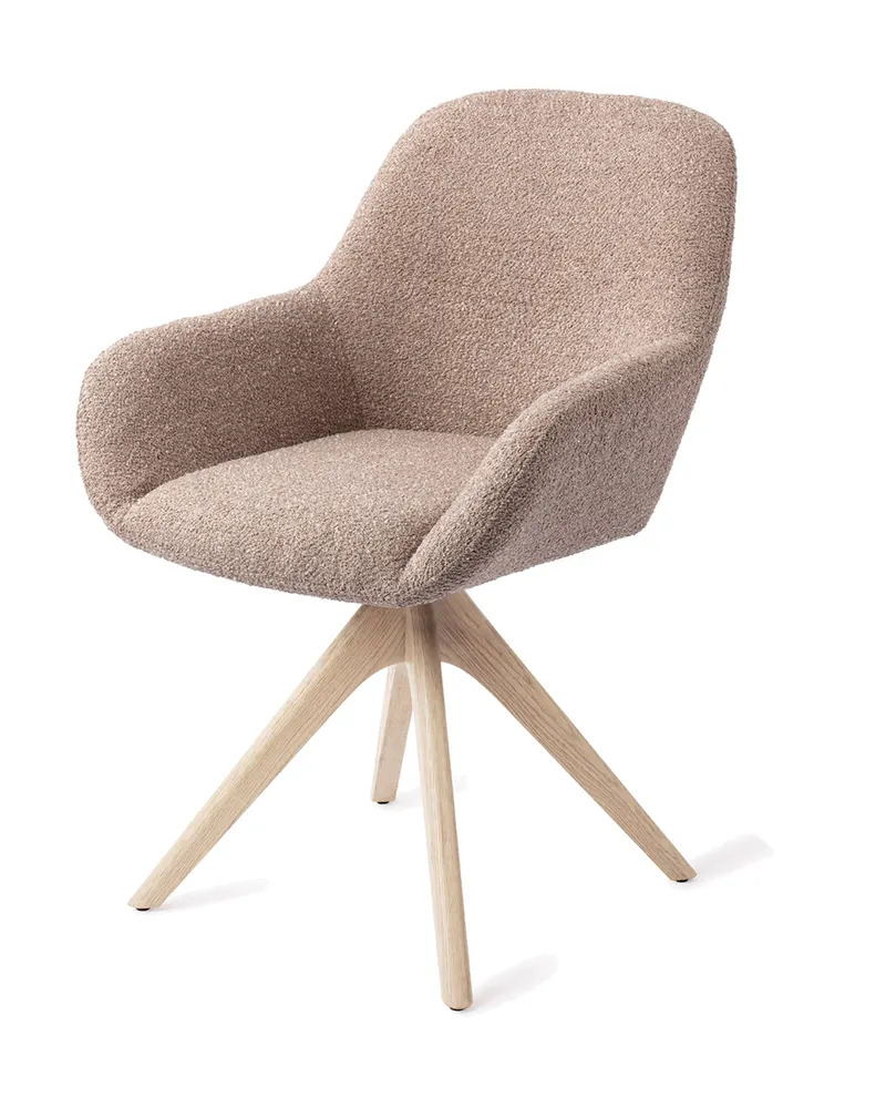 Kushi Esszimmerstuhl von Jesper Home in Stone Haze, Revolve Oak, Gebleicht, Ansicht 3