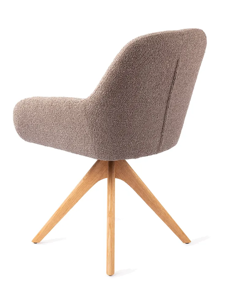 Kushi Esszimmerstuhl von Jesper Home in Stone Haze, Revolve Oak, Natur, Ansicht 4