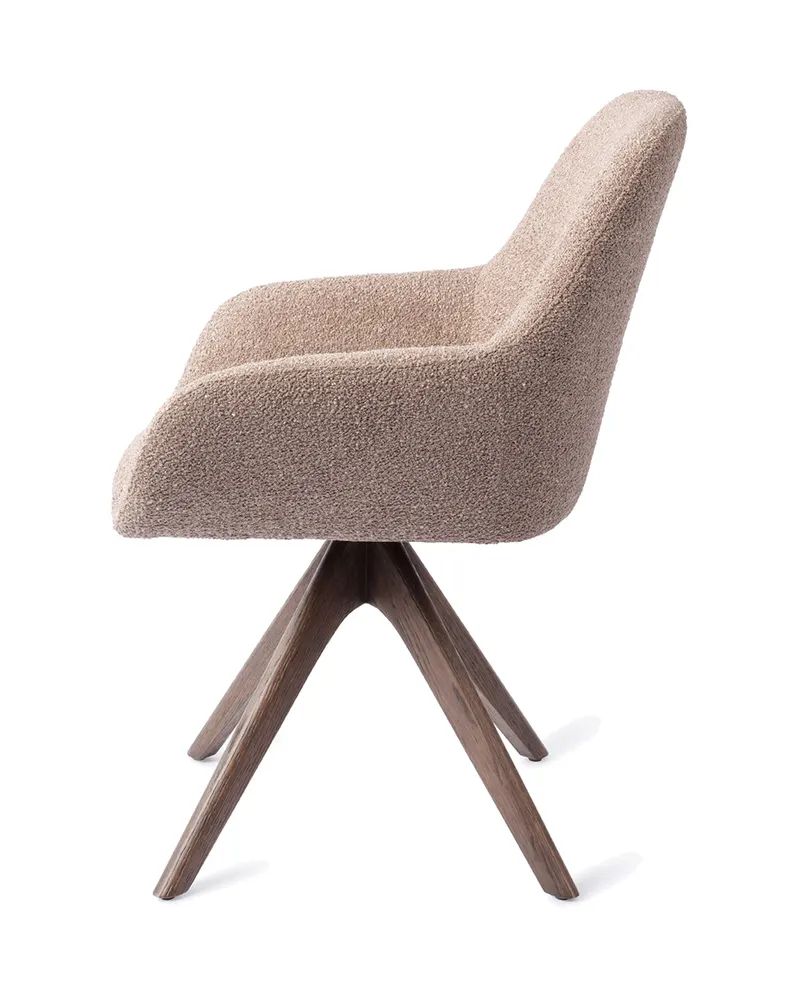 Kushi Esszimmerstuhl von Jesper Home in Stone Haze, Revolve Oak, Walnuss, Ansicht 2