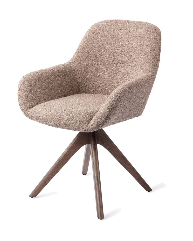 Kushi Esszimmerstuhl von Jesper Home in Stone Haze, Revolve Oak, Walnuss, Ansicht 3