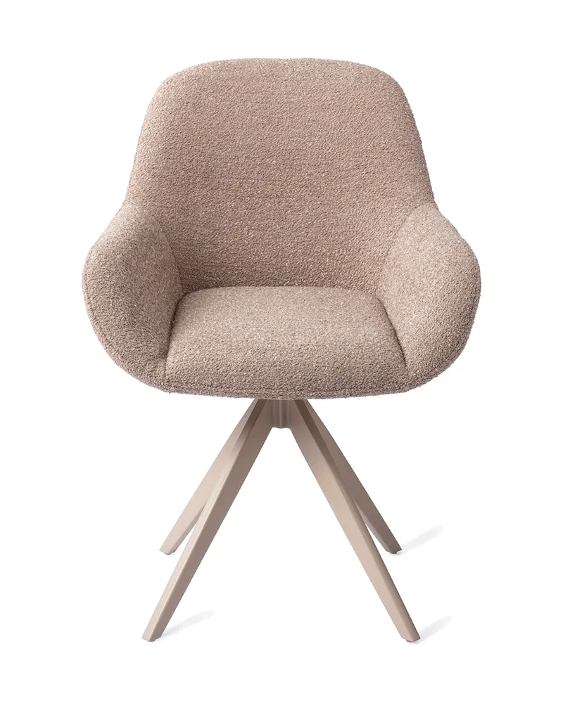 Kushi Esszimmerstuhl von Jesper Home in Stone Haze, Turn, Beige, Ansicht 1