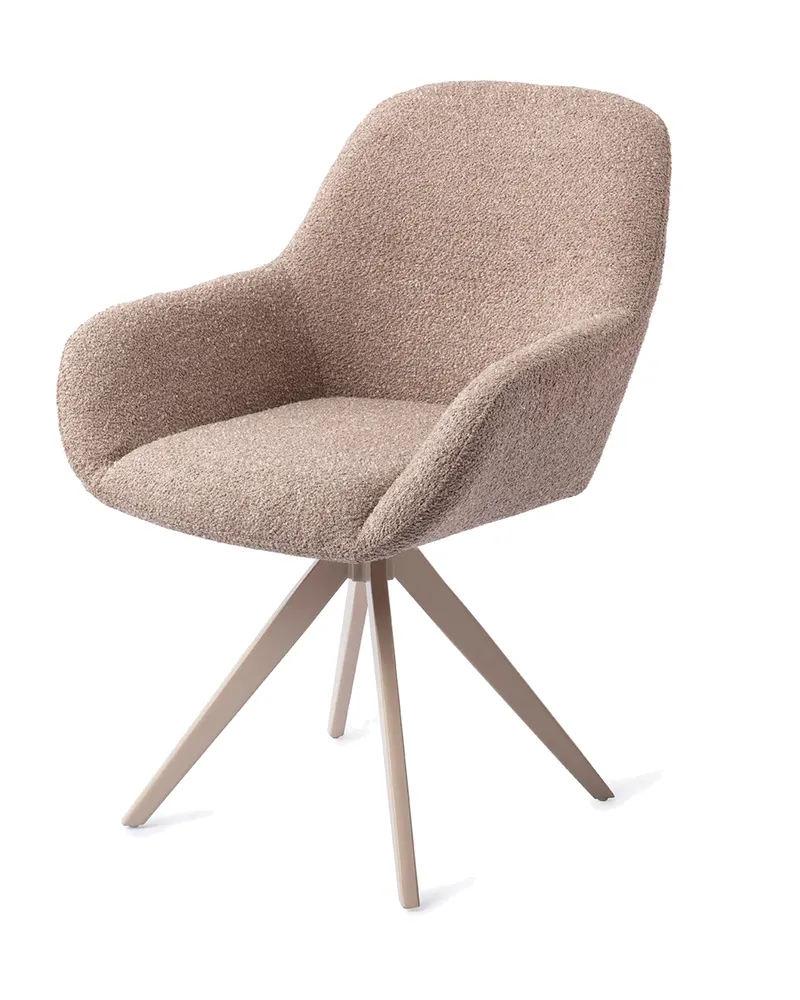 Kushi Esszimmerstuhl von Jesper Home in Stone Haze, Turn, Beige, Ansicht 3