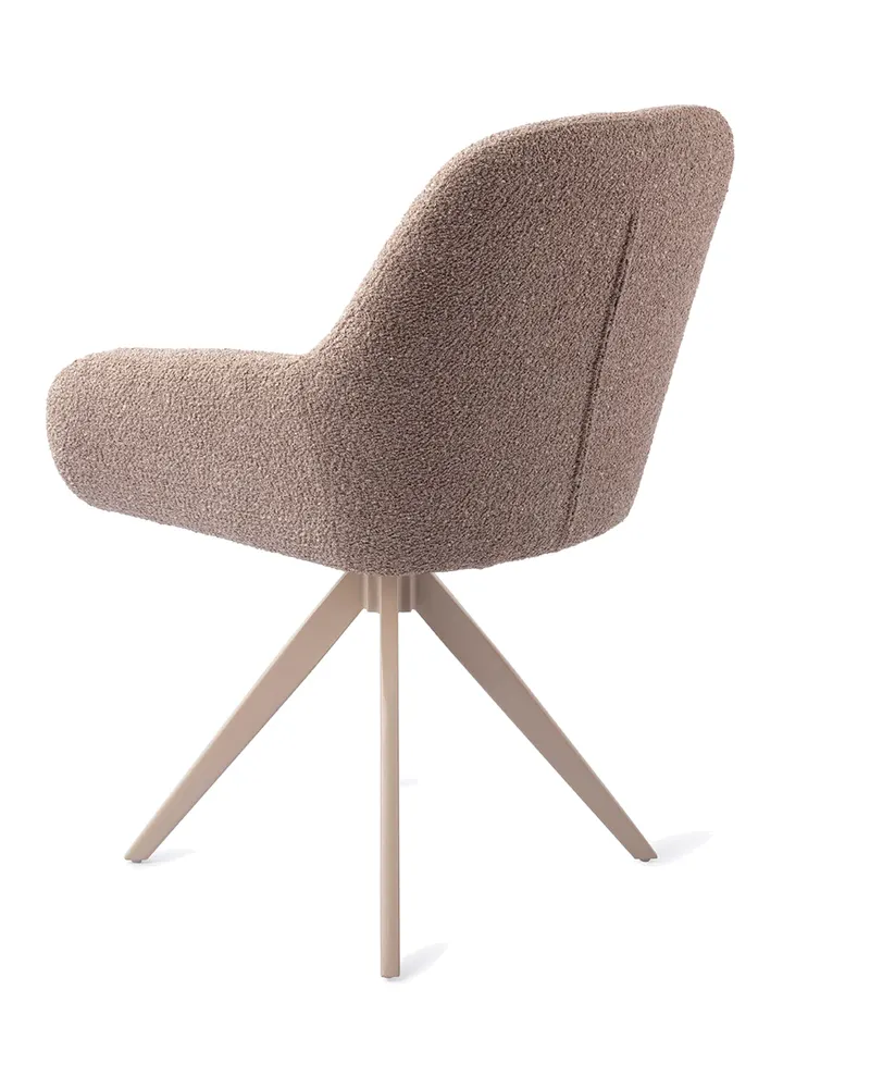 Kushi Esszimmerstuhl von Jesper Home in Stone Haze, Turn, Beige, Ansicht 4