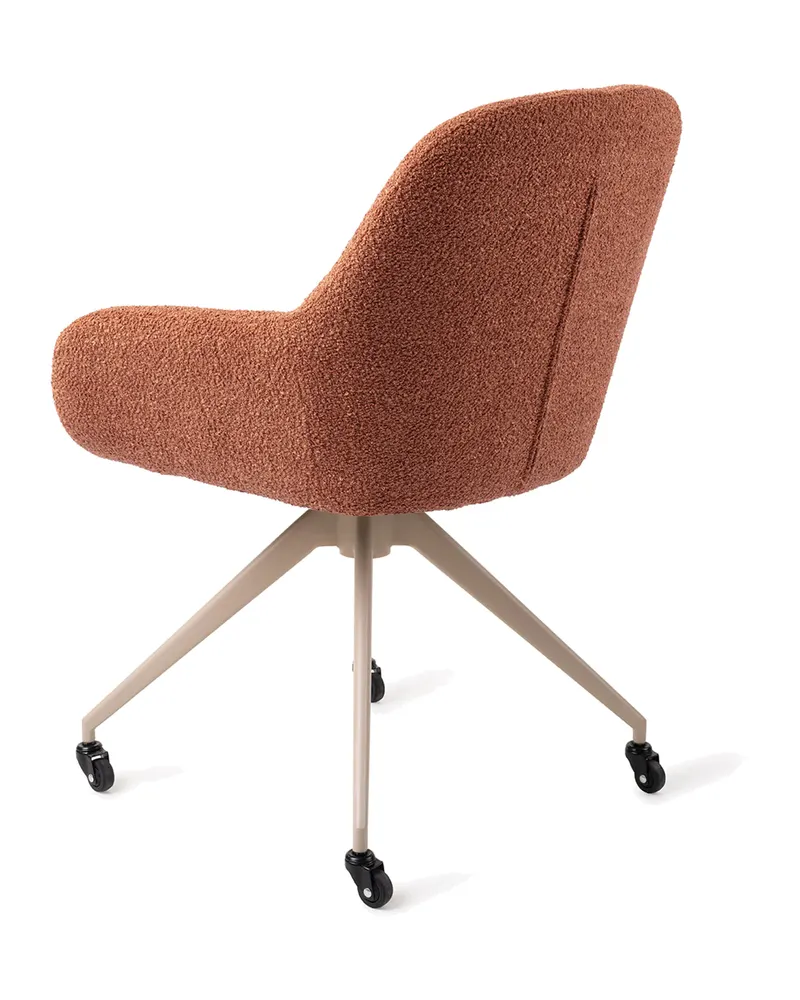 Kushi Esszimmerstuhl von Jesper Home in Amber Autumn, Glide, Beige, Ansicht 4
