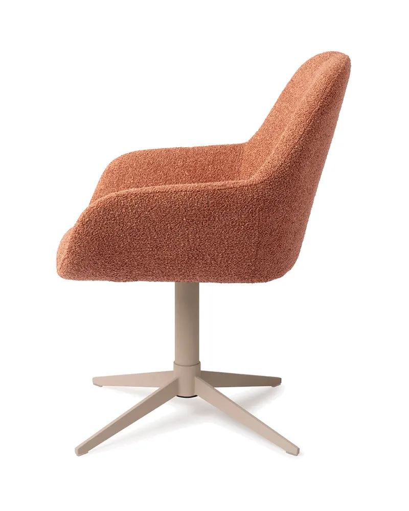 Kushi Esszimmerstuhl von Jesper Home in Amber Autumn, Quad, Beige, Ansicht 2