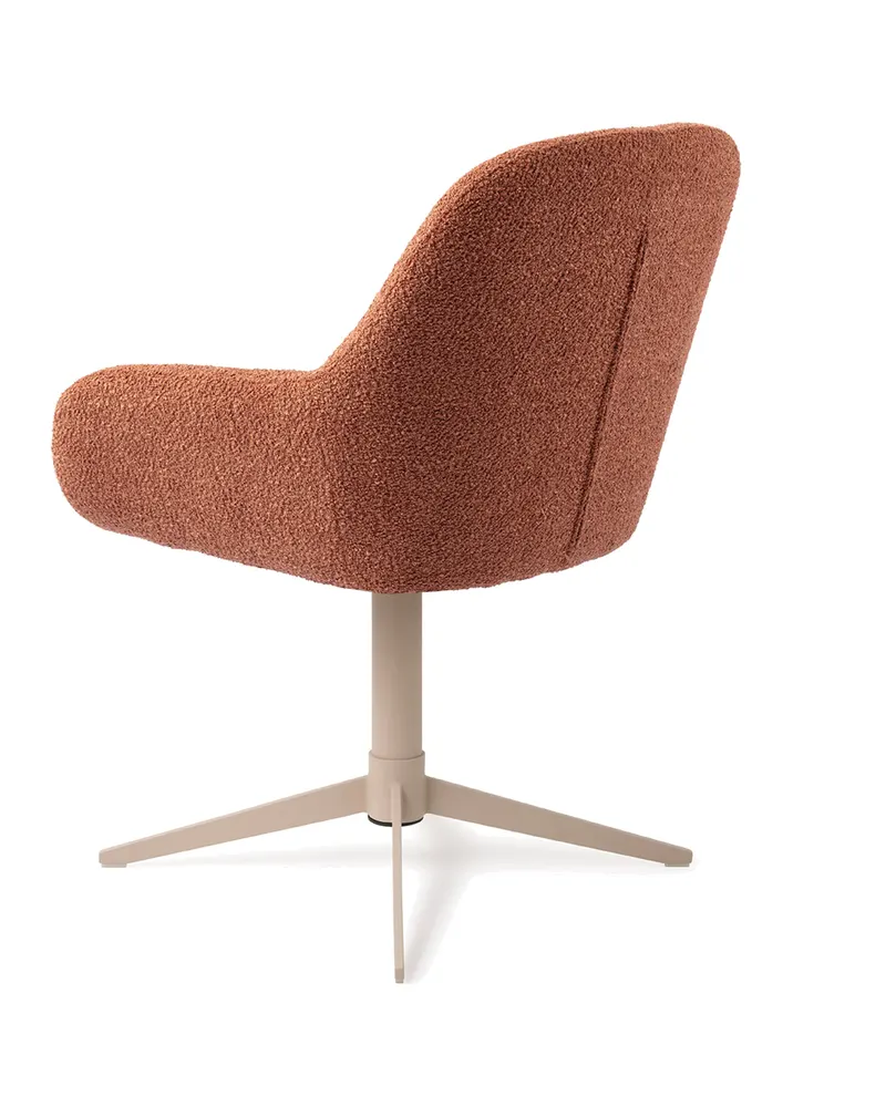 Kushi Esszimmerstuhl von Jesper Home in Amber Autumn, Quad, Beige, Ansicht 4
