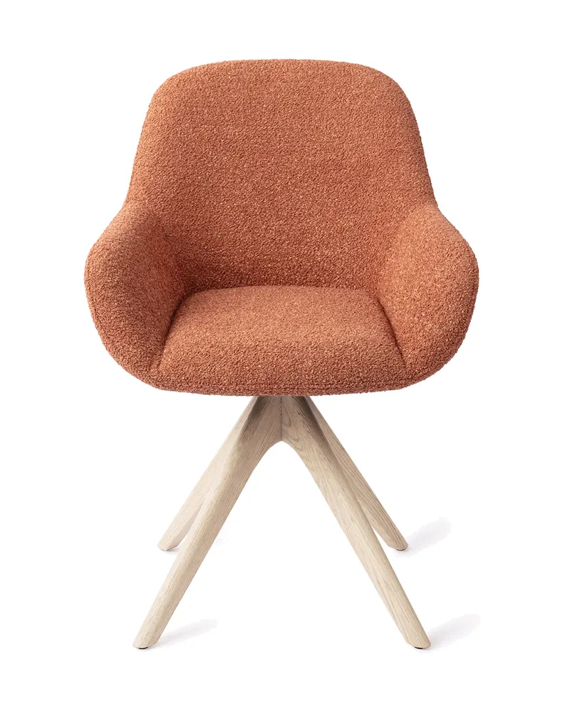 Kushi Esszimmerstuhl von Jesper Home in Amber Autumn, Revolve Oak, Gebleicht, Ansicht 1