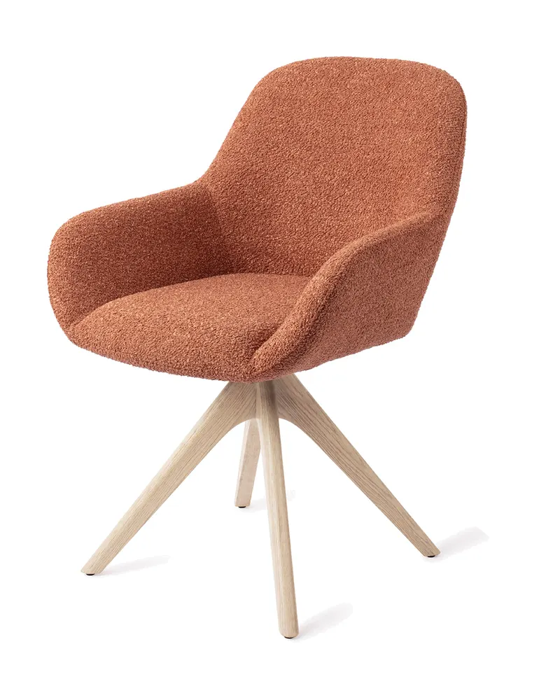 Kushi Esszimmerstuhl von Jesper Home in Amber Autumn, Revolve Oak, Gebleicht, Ansicht 3