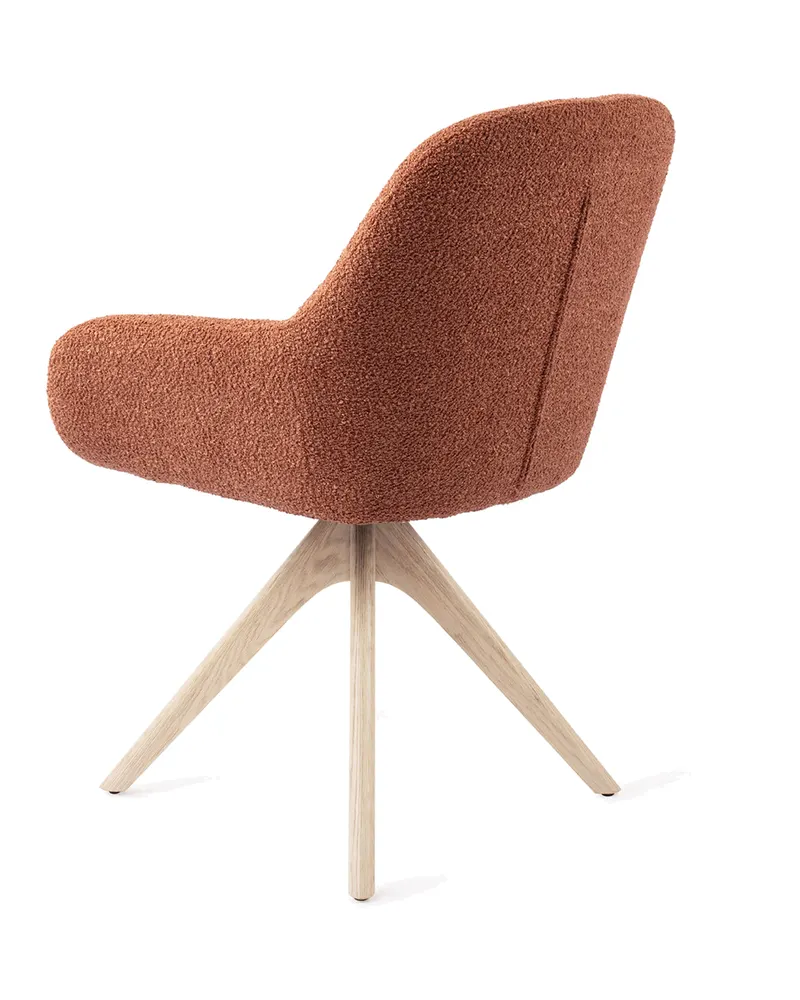 Kushi Esszimmerstuhl von Jesper Home in Amber Autumn, Revolve Oak, Gebleicht, Ansicht 4