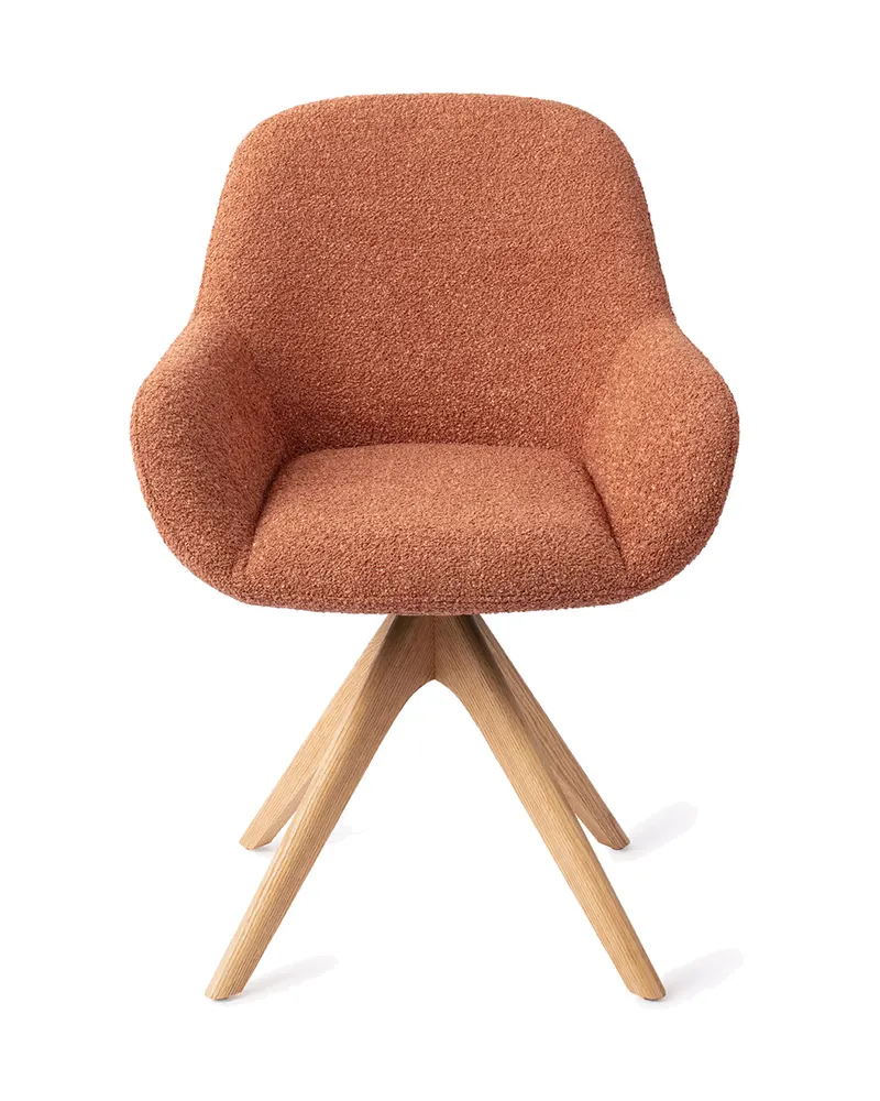 Kushi Esszimmerstuhl von Jesper Home in Amber Autumn, Revolve Oak, Natur, Ansicht 1