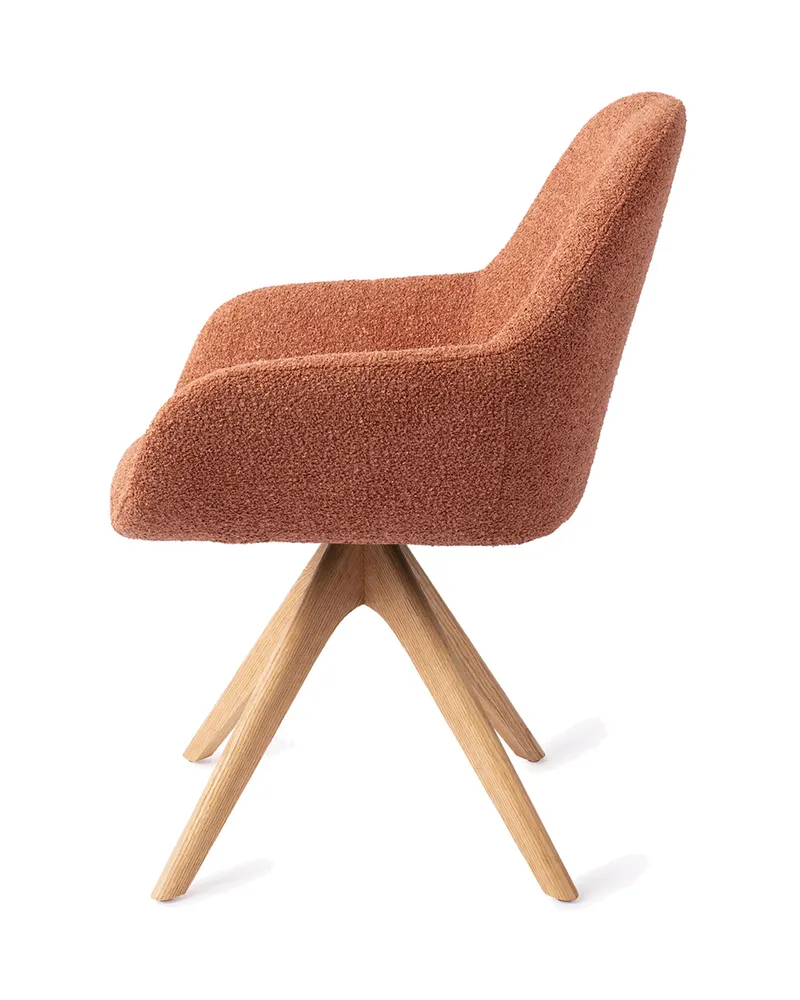 Kushi Esszimmerstuhl von Jesper Home in Amber Autumn, Revolve Oak, Natur, Ansicht 2