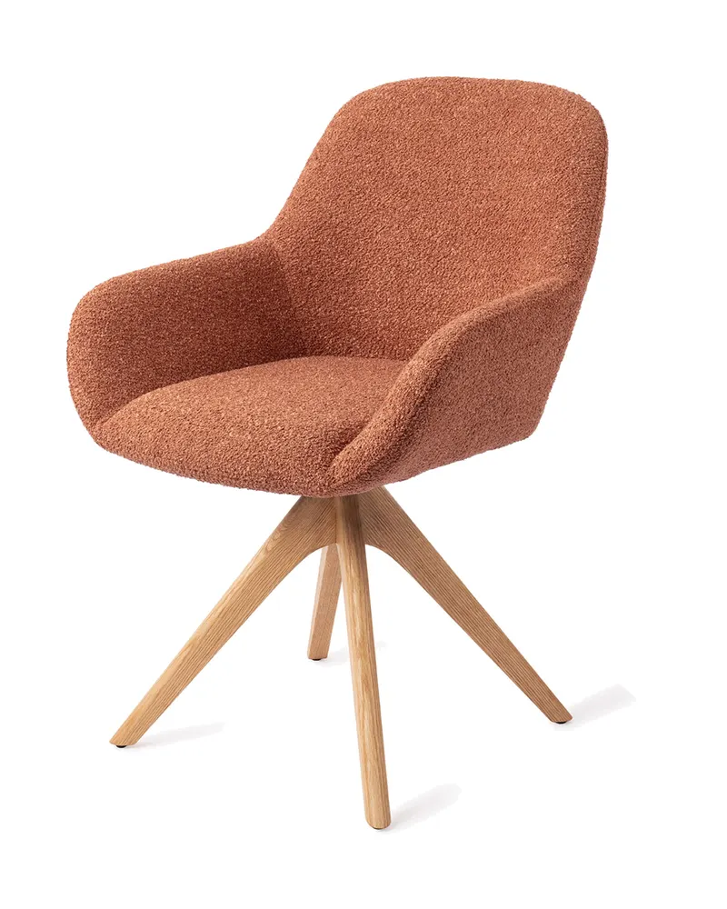Kushi Esszimmerstuhl von Jesper Home in Amber Autumn, Revolve Oak, Natur, Ansicht 3