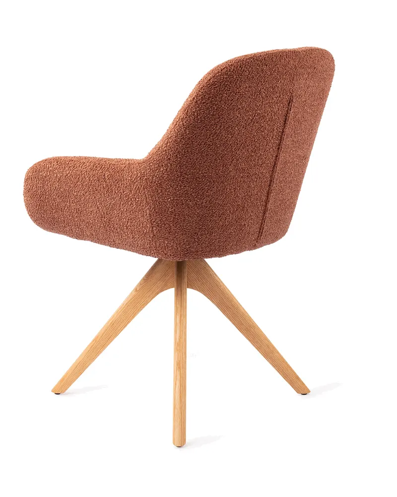 Kushi Esszimmerstuhl von Jesper Home in Amber Autumn, Revolve Oak, Natur, Ansicht 4