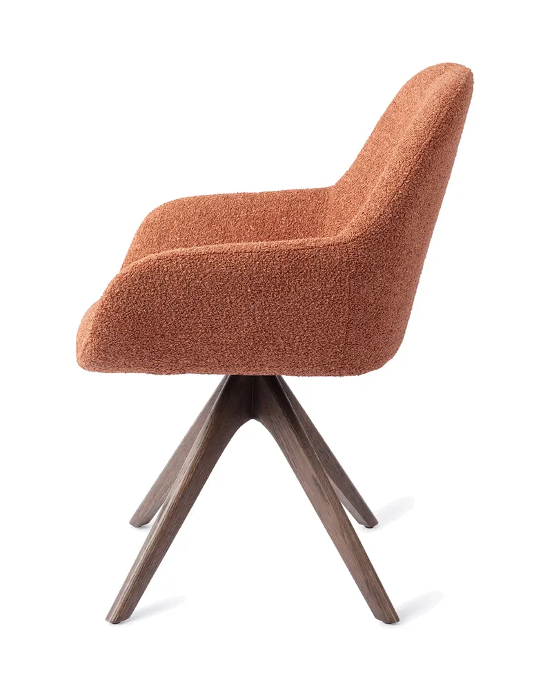 Kushi Esszimmerstuhl von Jesper Home in Amber Autumn, Revolve Oak, Walnuss, Ansicht 3