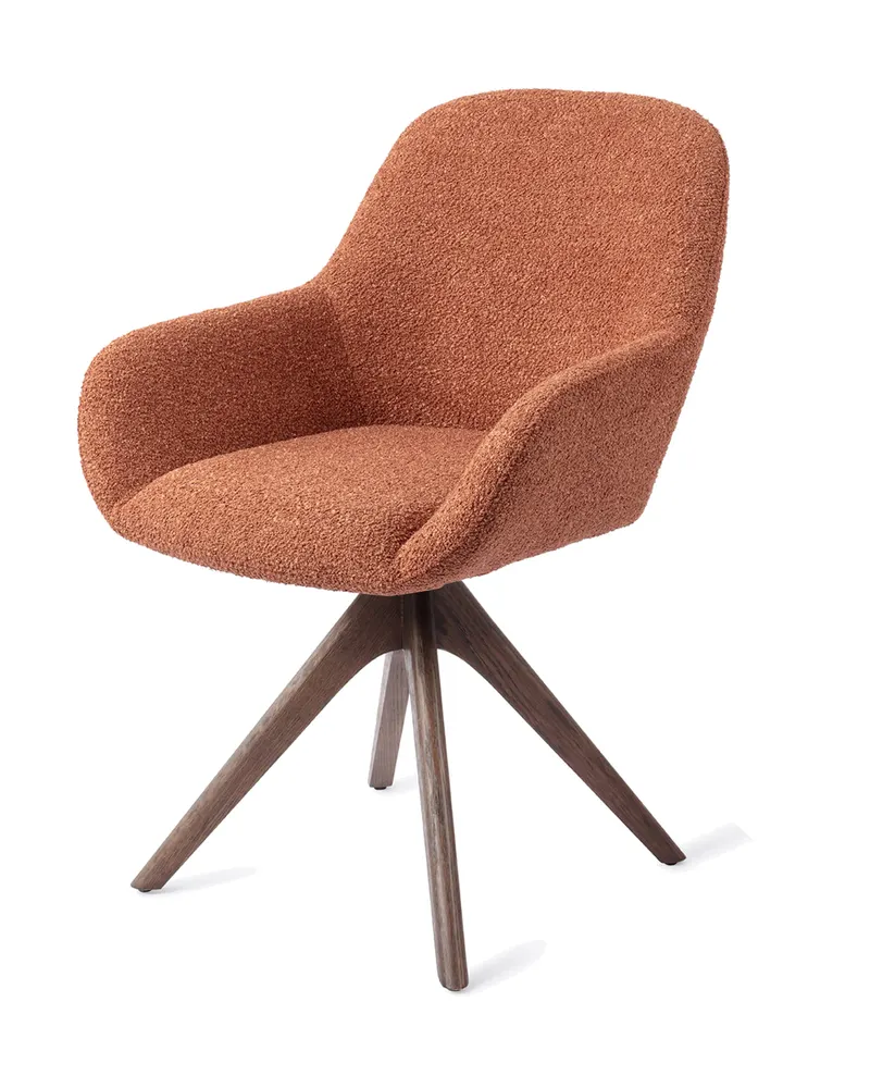 Kushi Esszimmerstuhl von Jesper Home in Amber Autumn, Revolve Oak, Walnuss, Ansicht 4