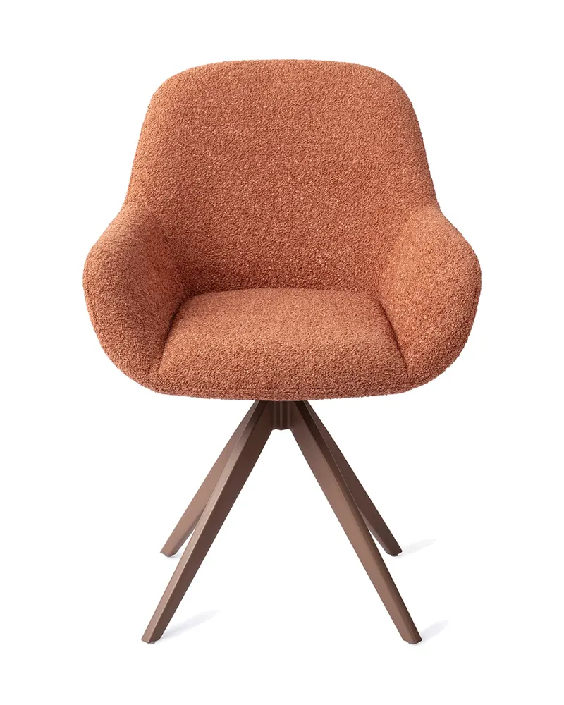 Kushi Esszimmerstuhl von Jesper Home in Amber Autumn, Turn, Braun, Ansicht 1
