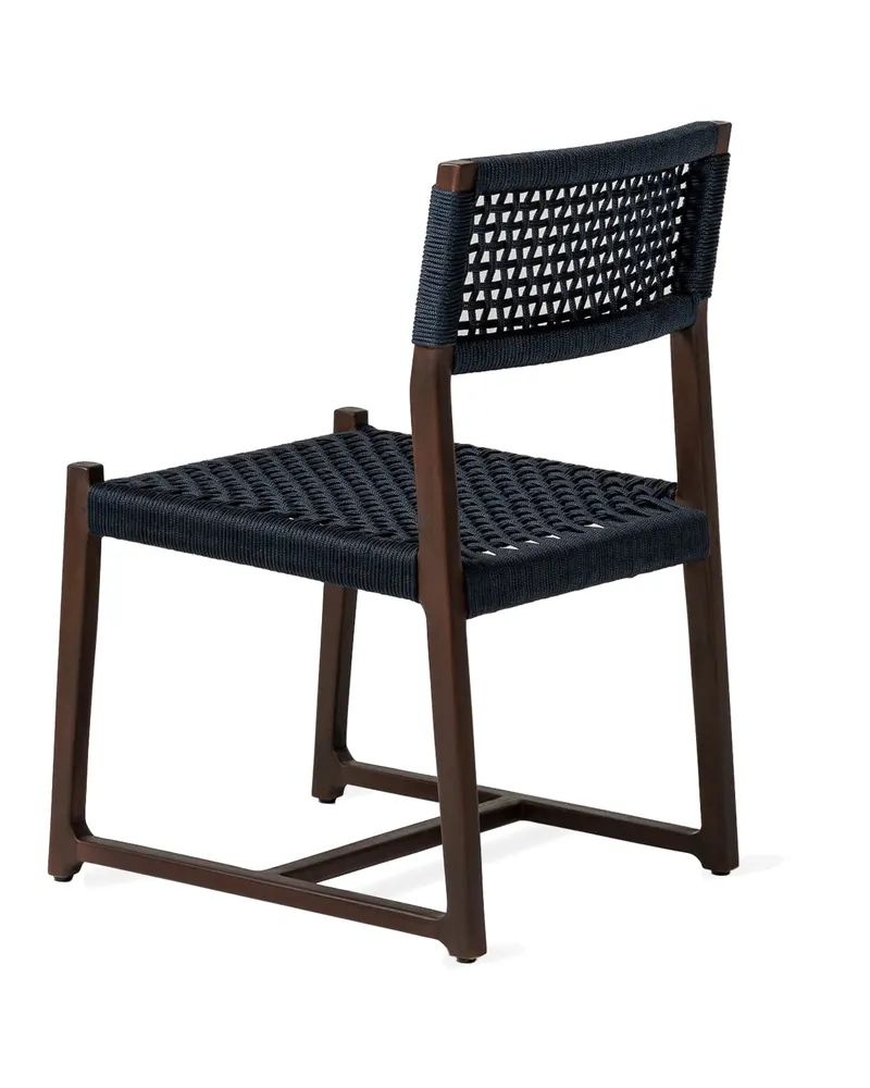 Kuwana Gartenstuhl von Jesper Home in Indigo Weave, Braun, Ansicht 4